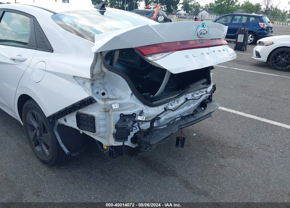 2021 HYUNDAI ELANTRA HYBRID BLUE VIN: KMHLM4AJXMU010626