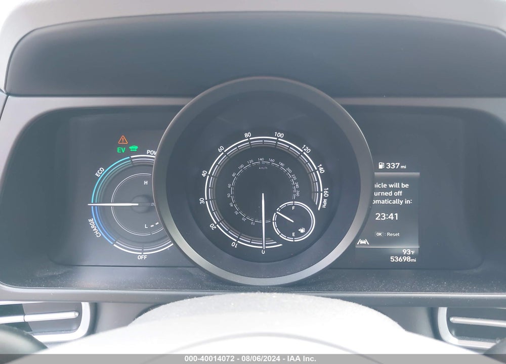 2021 HYUNDAI ELANTRA HYBRID BLUE VIN: KMHLM4AJXMU010626