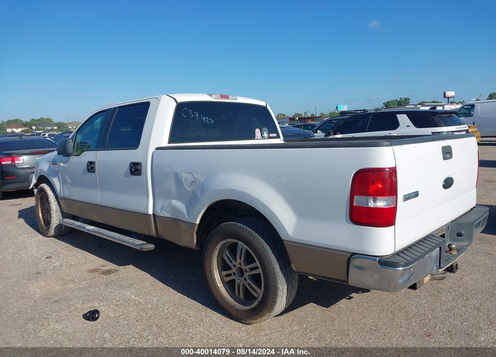 2006 FORD F-150 XLT VIN: 1FTRW12W96KC39427