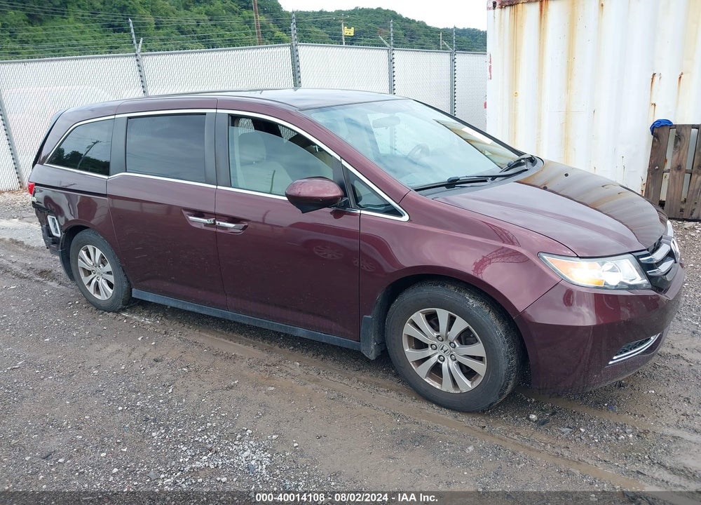 2014 HONDA ODYSSEY EX VIN: 5FNRL5H43EB082043