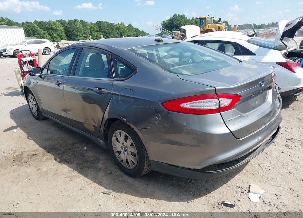 2013 FORD FUSION S VIN: 3FA6P0G78DR161667