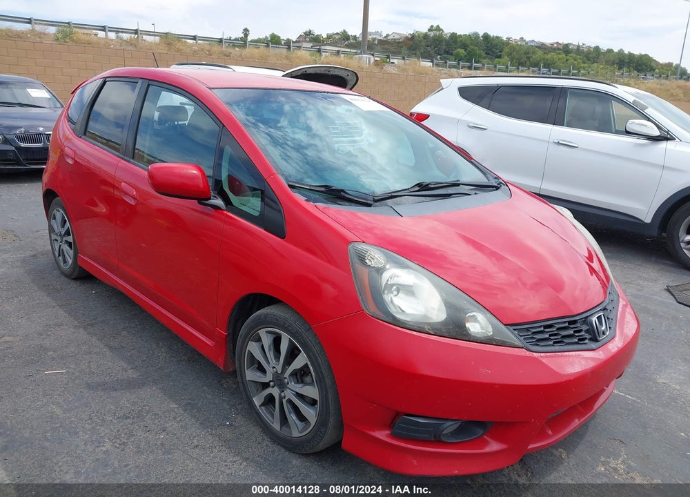 2012 HONDA FIT SPORT VIN: JHMGE8H54CC009672