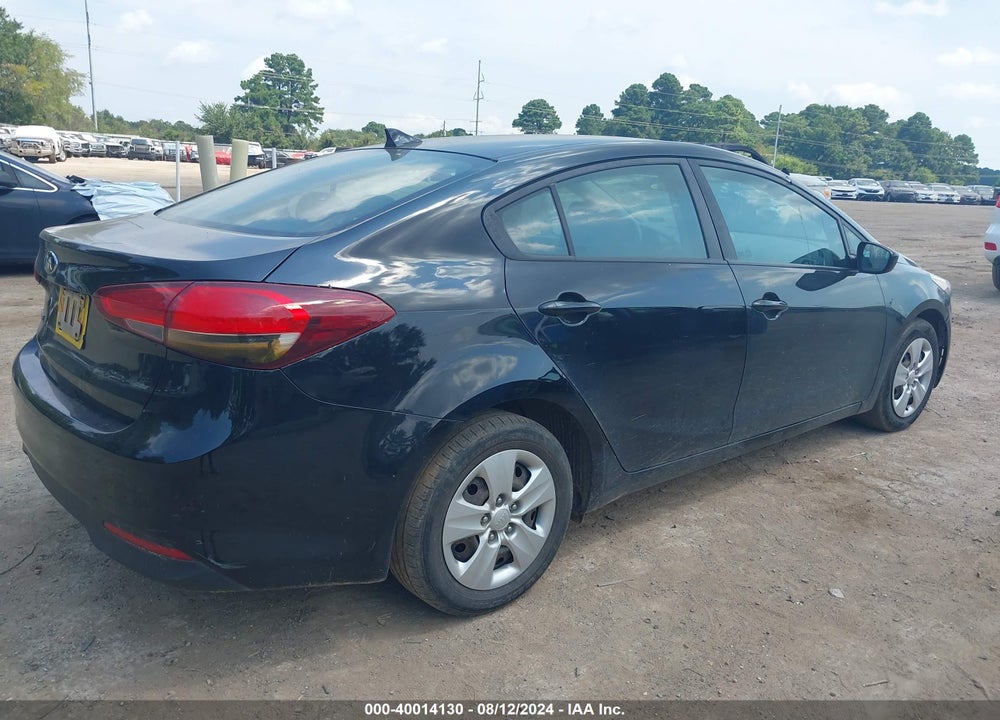 2017 KIA FORTE LX VIN: 3KPFK4A78HE009703