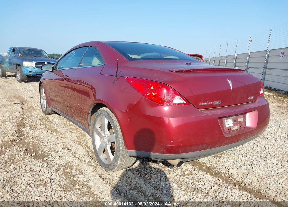 2008 PONTIAC G6 GT VIN: 1G2ZH36N584170772