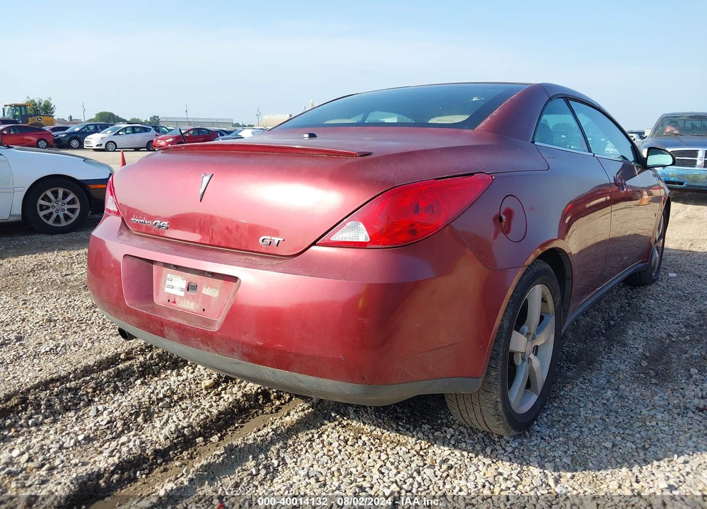 2008 PONTIAC G6 GT VIN: 1G2ZH36N584170772