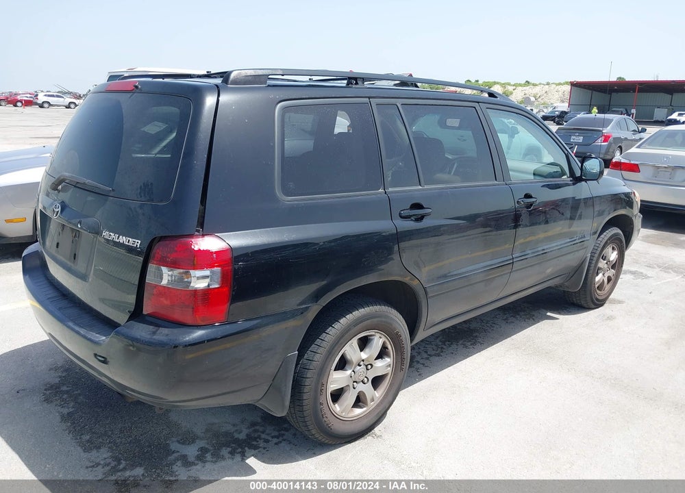 2006 TOYOTA HIGHLANDER V6 VIN: JTEEP21A860148924