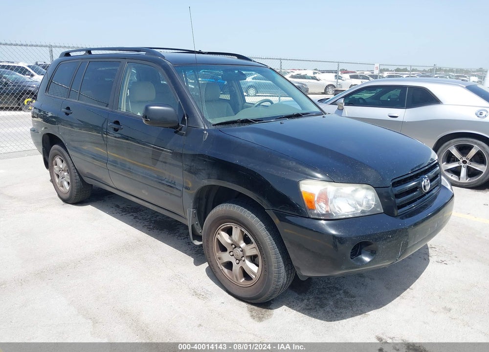 2006 TOYOTA HIGHLANDER V6 VIN: JTEEP21A860148924