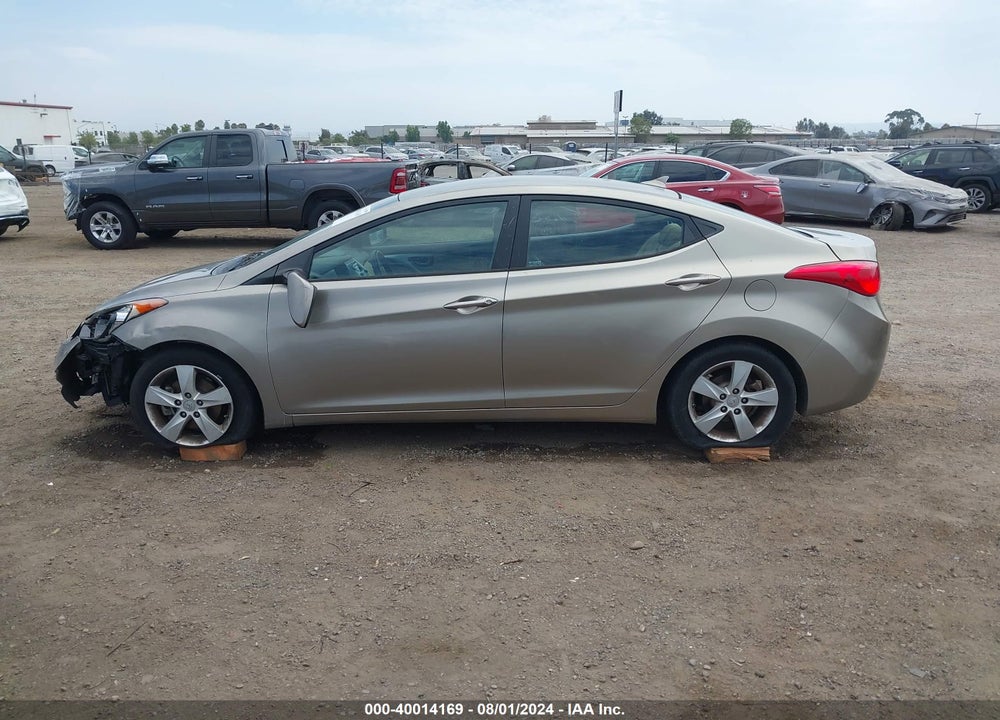 2013 HYUNDAI ELANTRA GLS VIN: 5NPDH4AE8DH358242