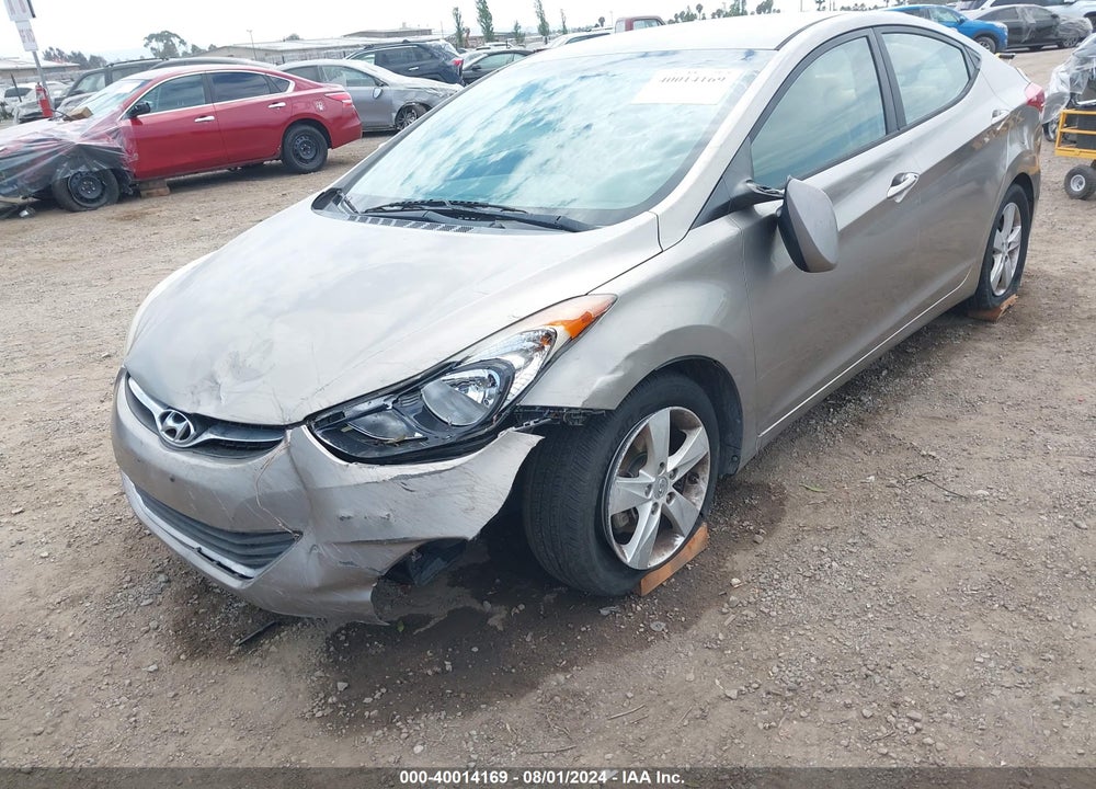 2013 HYUNDAI ELANTRA GLS VIN: 5NPDH4AE8DH358242