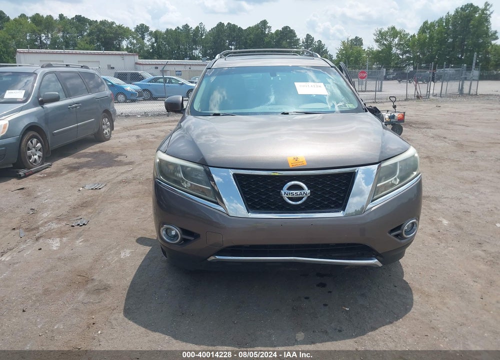 2014 NISSAN PATHFINDER PLATINUM VIN: 5N1AR2MN2EC706092