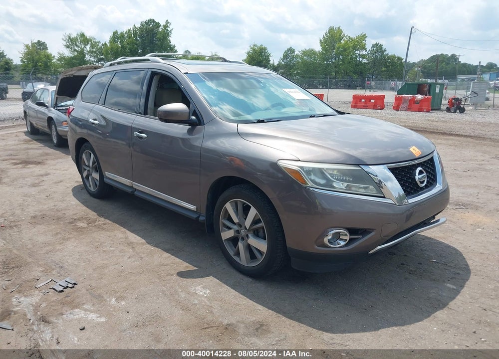 2014 NISSAN PATHFINDER PLATINUM VIN: 5N1AR2MN2EC706092