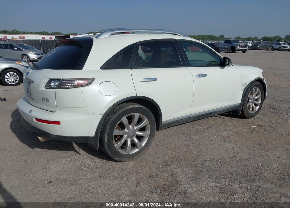 2006 INFINITI FX35 VIN: JNRAS08UX6X103819