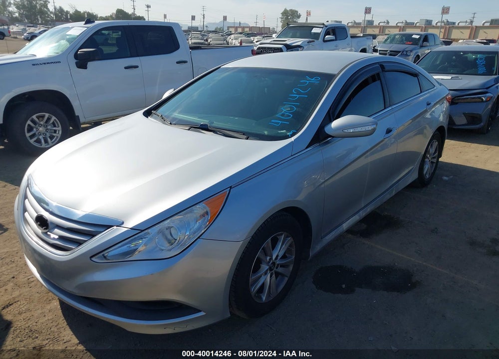 2014 HYUNDAI SONATA GLS VIN: 5NPEB4AC1EH899882