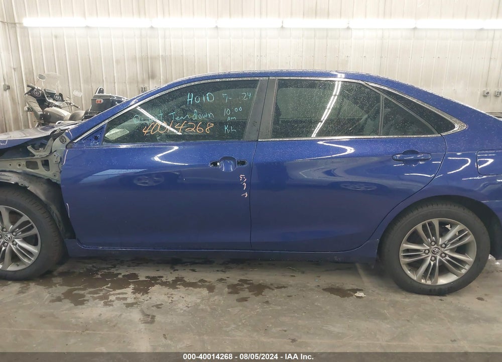 2016 TOYOTA CAMRY LE/SE/XLE/XSE VIN: 4T1BF1FK5GU531098