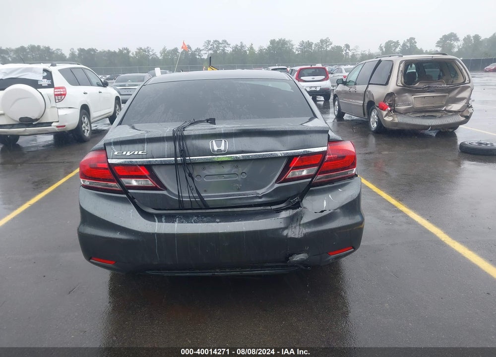 2013 HONDA CIVIC EX VIN: 19XFB2F80DE073752