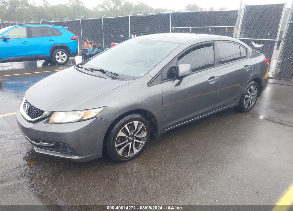 2013 HONDA CIVIC EX VIN: 19XFB2F80DE073752