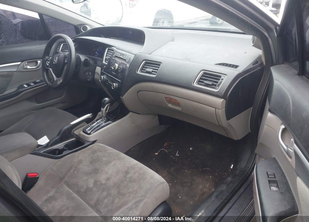 2013 HONDA CIVIC EX VIN: 19XFB2F80DE073752