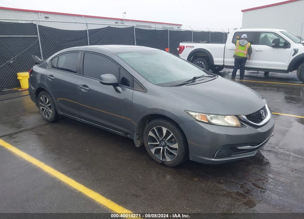 2013 HONDA CIVIC EX VIN: 19XFB2F80DE073752