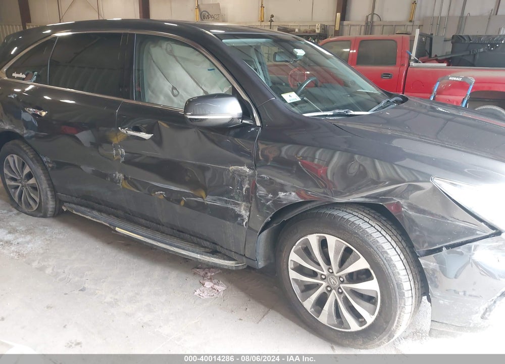 2014 ACURA MDX TECHNOLOGY PACKAGE VIN: 5FRYD4H42EB020487