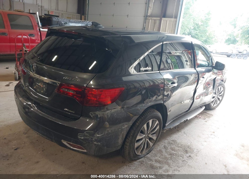 2014 ACURA MDX TECHNOLOGY PACKAGE VIN: 5FRYD4H42EB020487