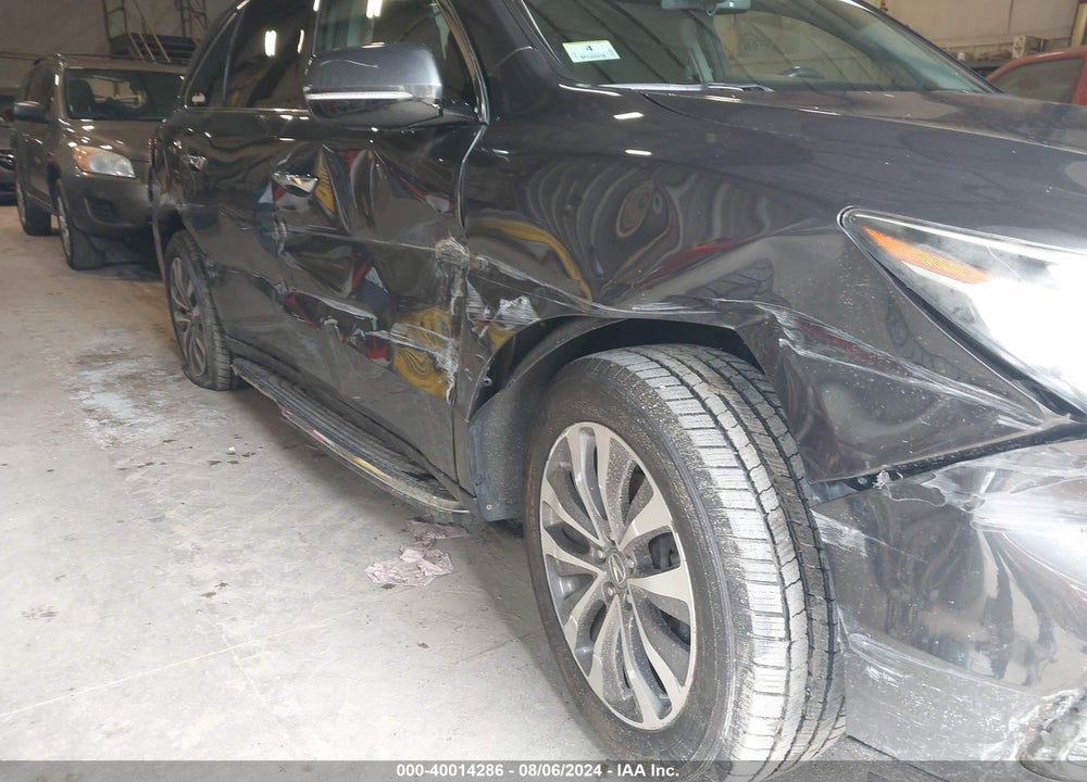 2014 ACURA MDX TECHNOLOGY PACKAGE VIN: 5FRYD4H42EB020487