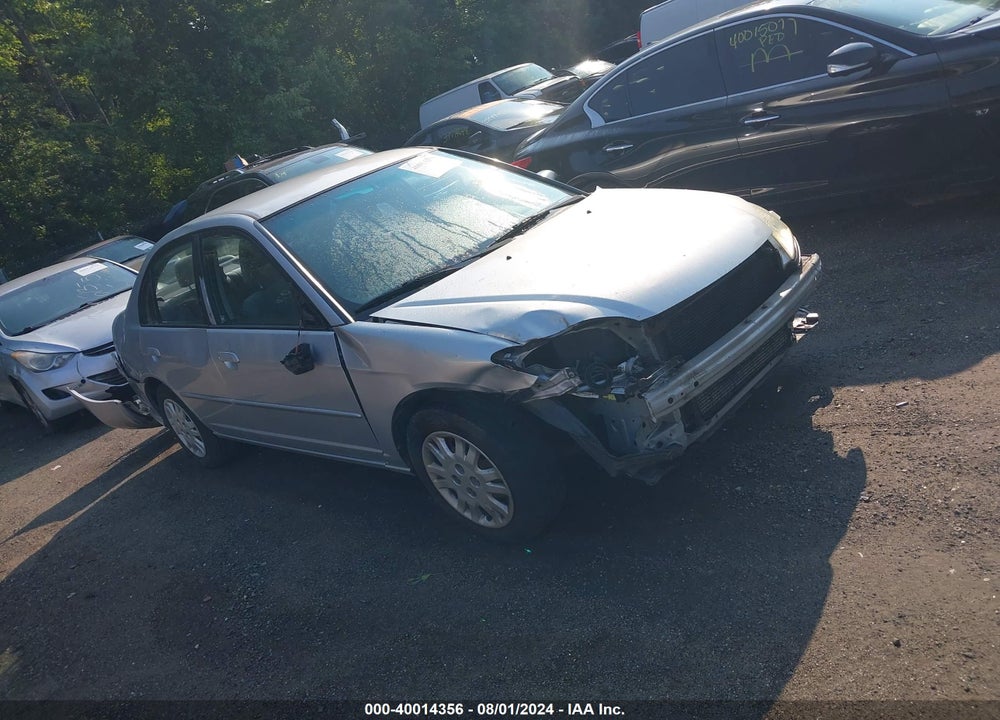 2005 HONDA CIVIC LX VIN: 2HGES16575H571031