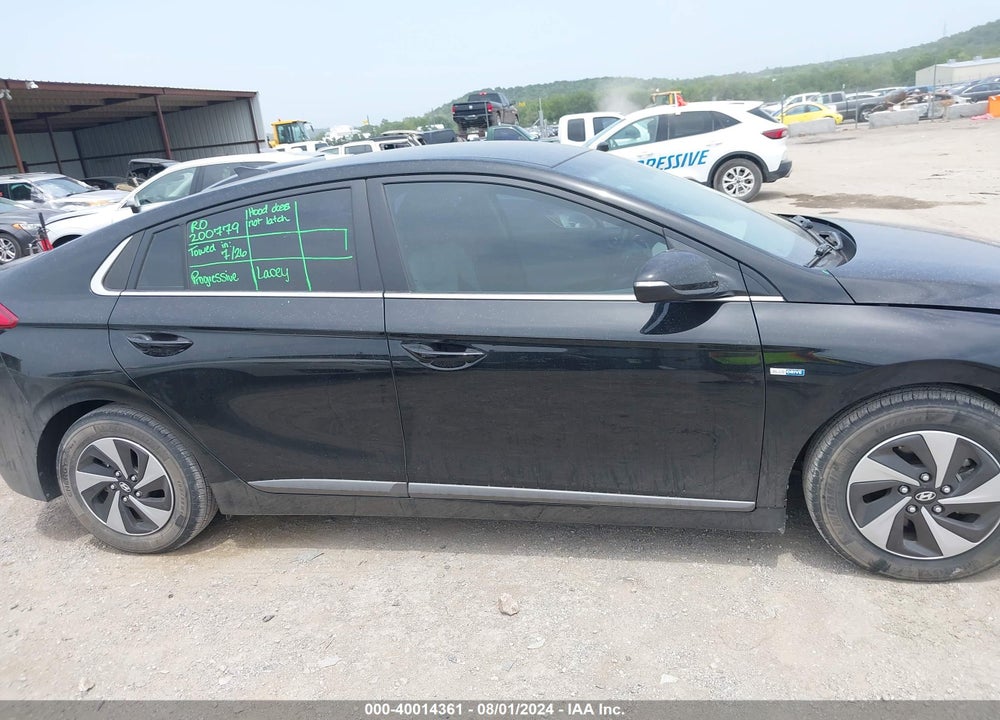 2019 HYUNDAI IONIQ HYBRID SEL VIN: KMHC75LC4KU133850