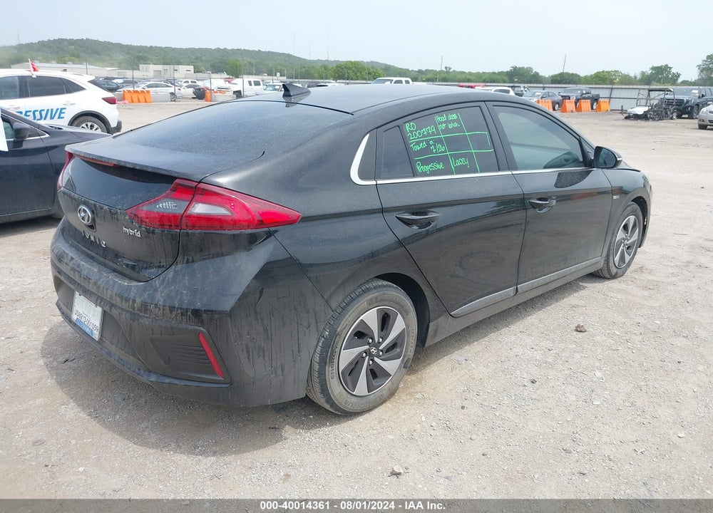 2019 HYUNDAI IONIQ HYBRID SEL VIN: KMHC75LC4KU133850
