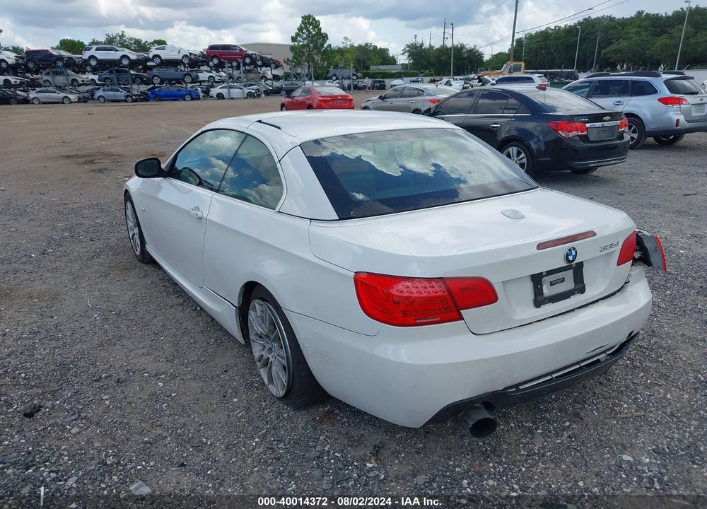 2013 BMW 335I VIN: WBADX7C57DJ589042