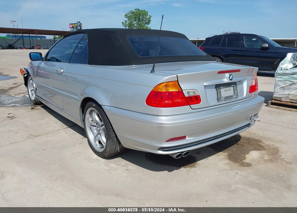 2001 BMW 330CI VIN: WBABS53421JU80453