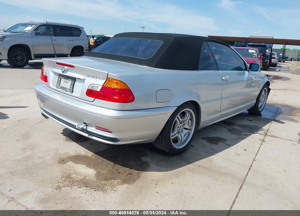 2001 BMW 330CI VIN: WBABS53421JU80453