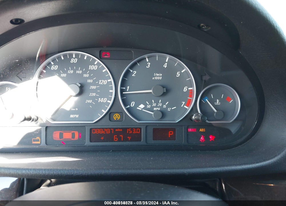 2001 BMW 330CI VIN: WBABS53421JU80453