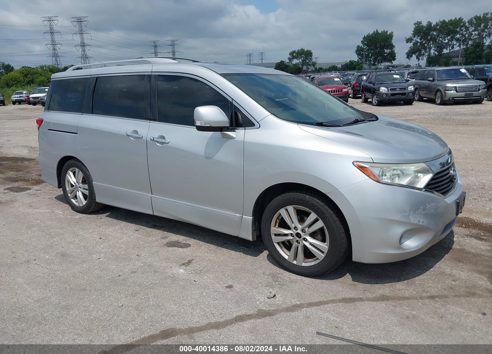 2012 NISSAN QUEST SL VIN: JN8AE2KP6C9046772