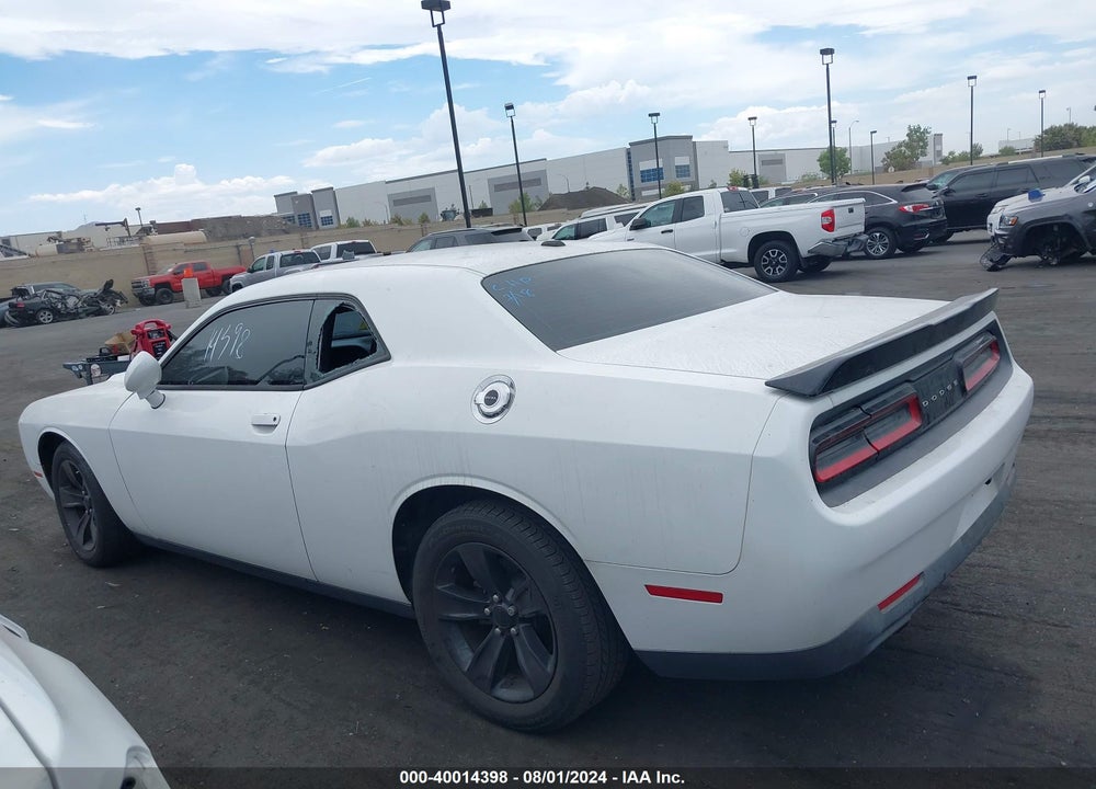 2015 DODGE CHALLENGER SXT VIN: 2C3CDZAGXFH706709