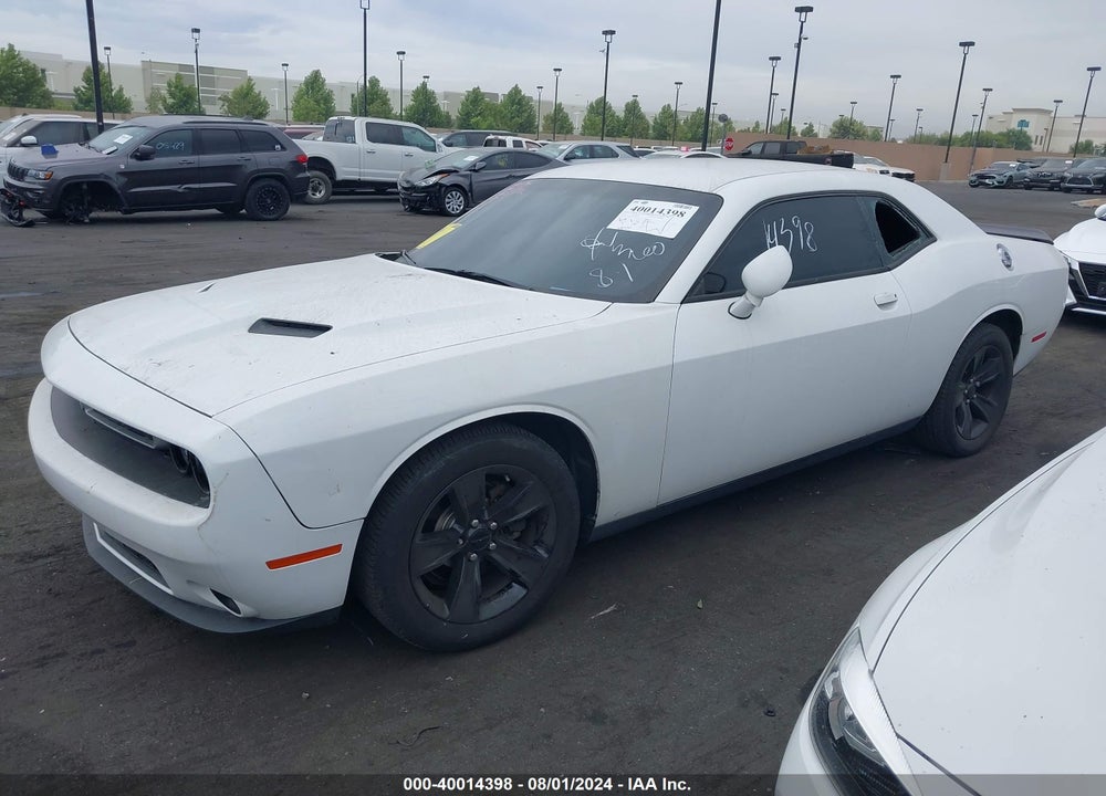 2015 DODGE CHALLENGER SXT VIN: 2C3CDZAGXFH706709