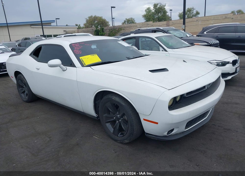 2015 DODGE CHALLENGER SXT VIN: 2C3CDZAGXFH706709