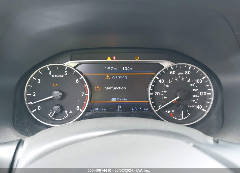 2024 NISSAN ALTIMA SV FWD VIN: 1N4BL4DV0RN424149