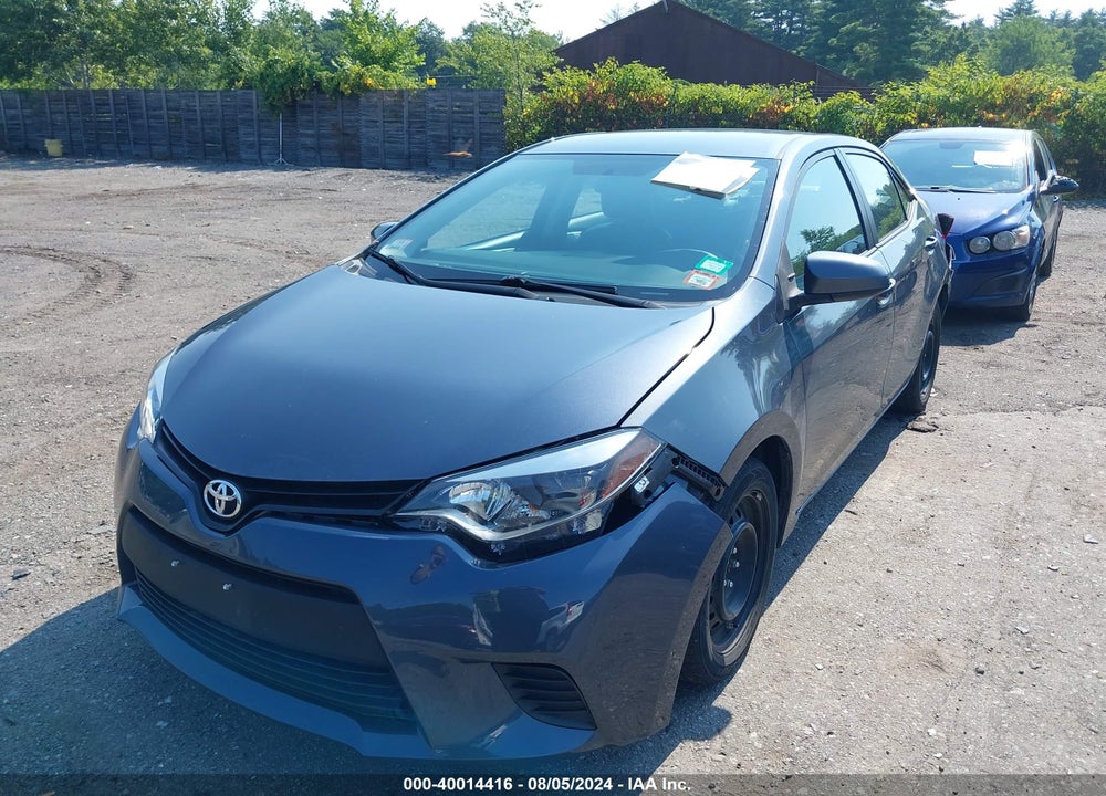 2014 TOYOTA COROLLA LE VIN: 5YFBURHE2EP116802