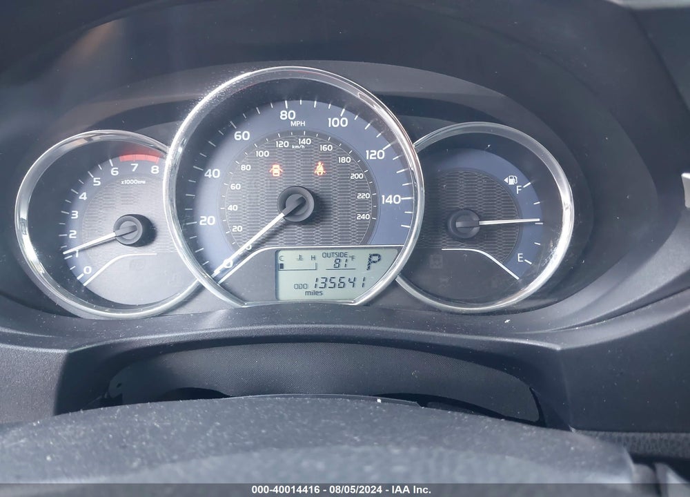 2014 TOYOTA COROLLA LE VIN: 5YFBURHE2EP116802