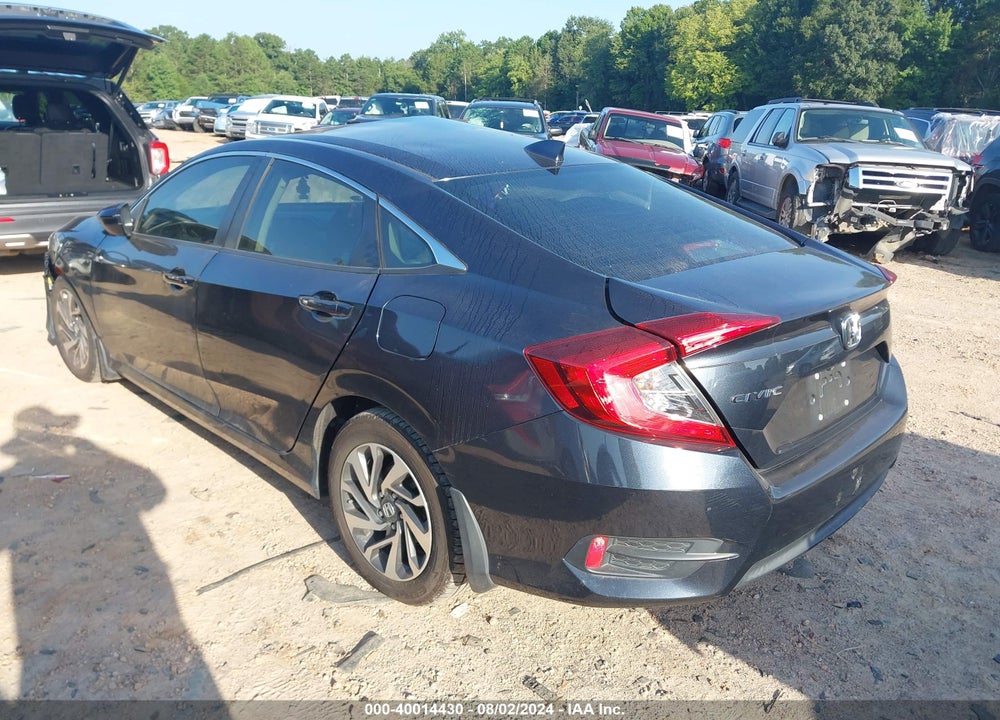 2018 HONDA CIVIC EX VIN: 2HGFC2F70JH505312