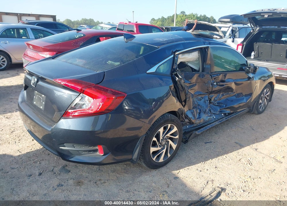 2018 HONDA CIVIC EX VIN: 2HGFC2F70JH505312