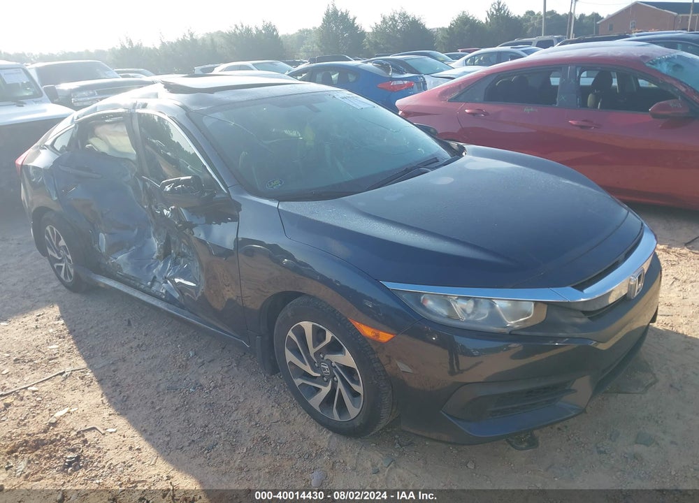 2018 HONDA CIVIC EX VIN: 2HGFC2F70JH505312