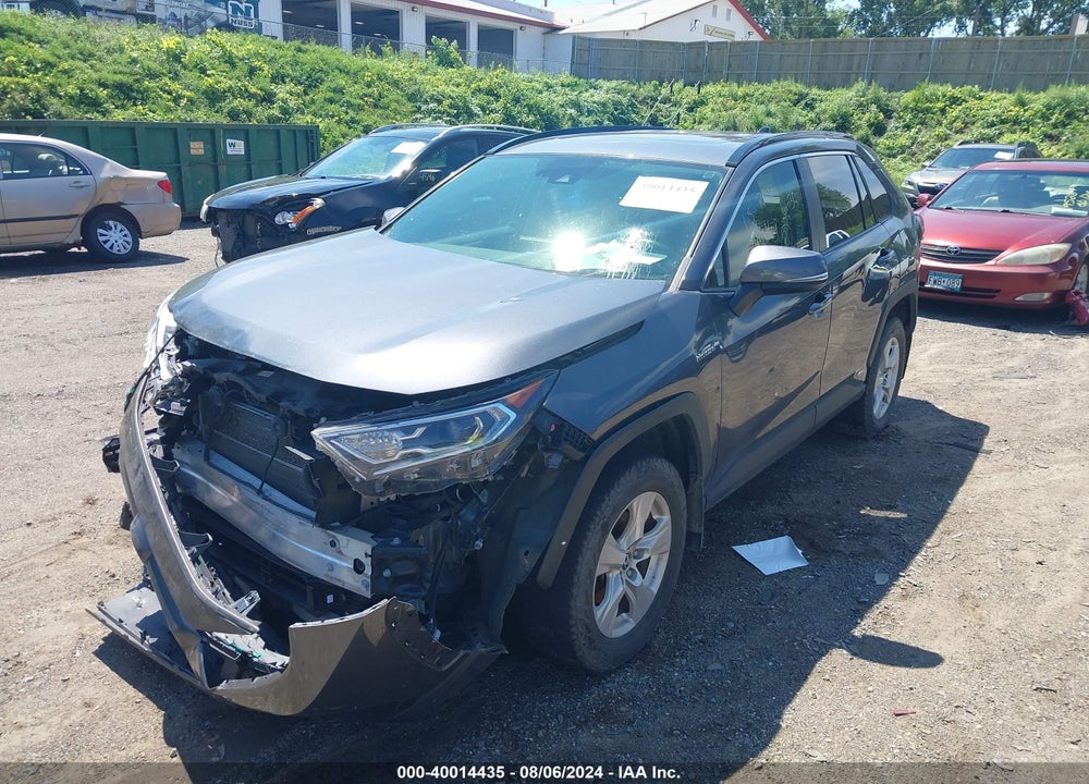 2019 TOYOTA RAV4 HYBRID XLE VIN: JTMRWRFV3KD029534