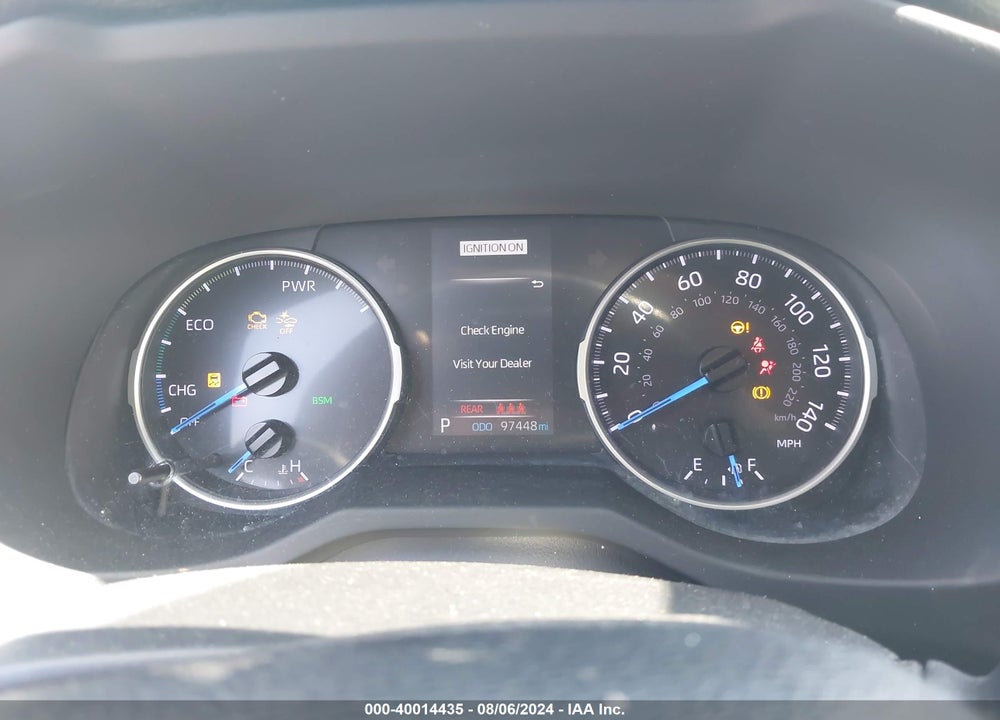 2019 TOYOTA RAV4 HYBRID XLE VIN: JTMRWRFV3KD029534
