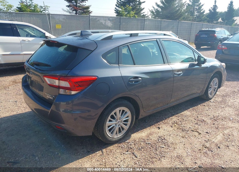 2017 SUBARU IMPREZA 2.0I PREMIUM VIN: 4S3GTAB61H3745461