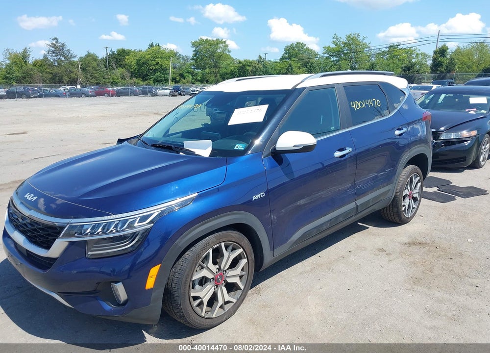2022 KIA SELTOS SX TURBO VIN: KNDETCA25N7305989