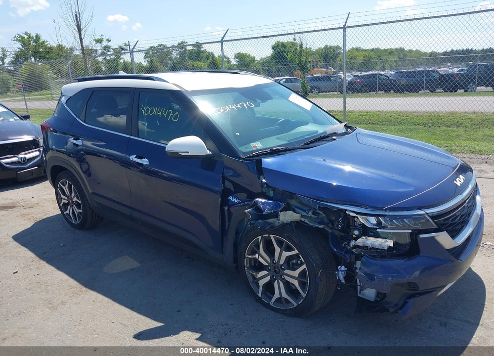 2022 KIA SELTOS SX TURBO VIN: KNDETCA25N7305989