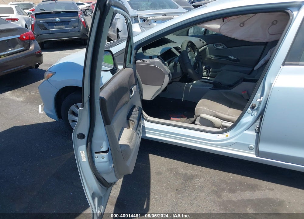 2012 HONDA CIVIC LX VIN: 19XFB2F51CE372705