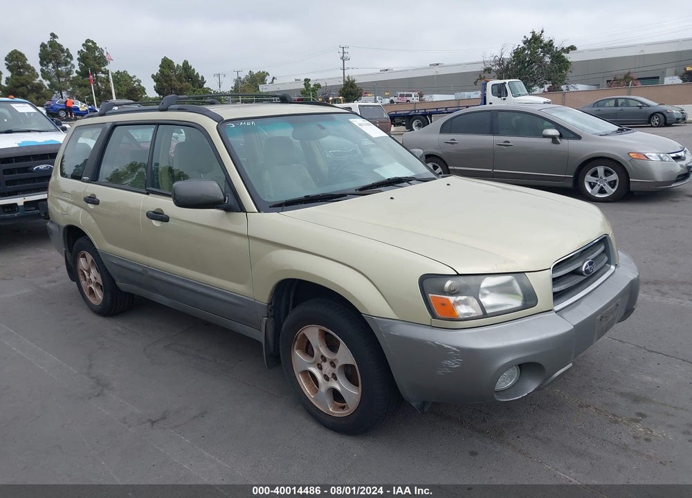 2003 SUBARU FORESTER XS VIN: JF1SG65673H742847