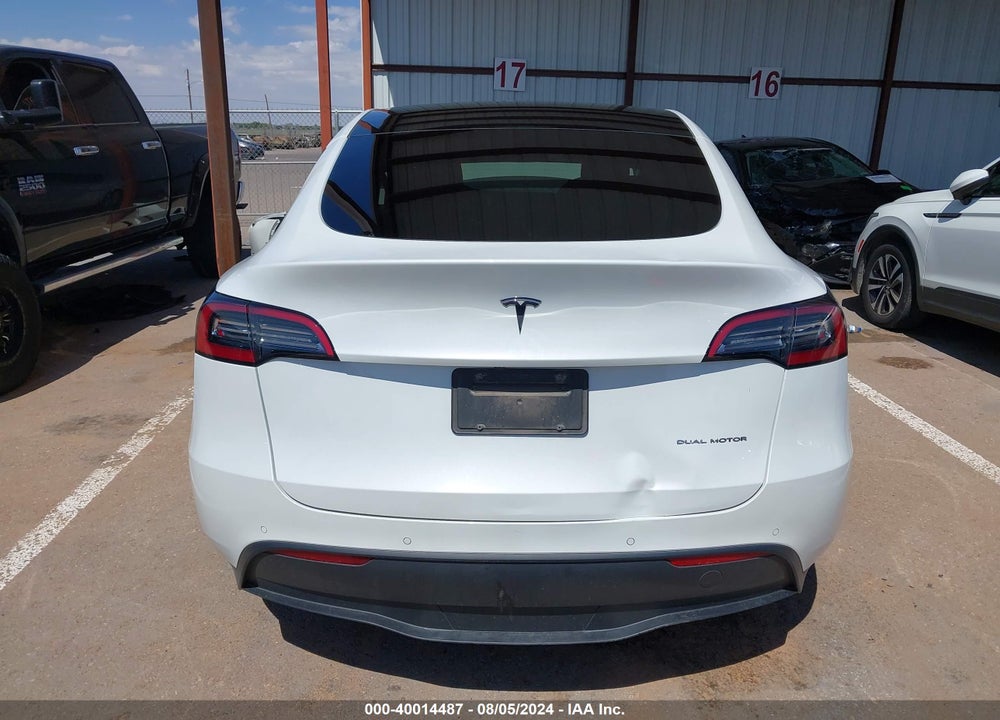 2021 TESLA MODEL Y VIN: 5YJYGDEEXMF186406
